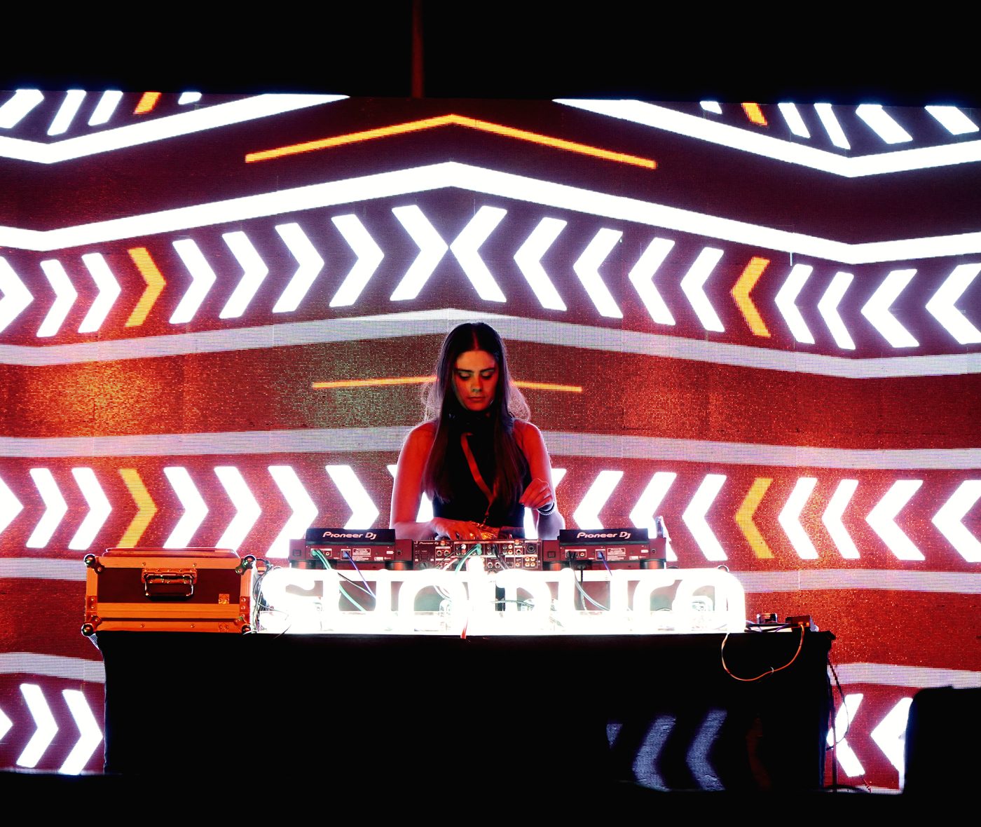 Performing on a festival main stage